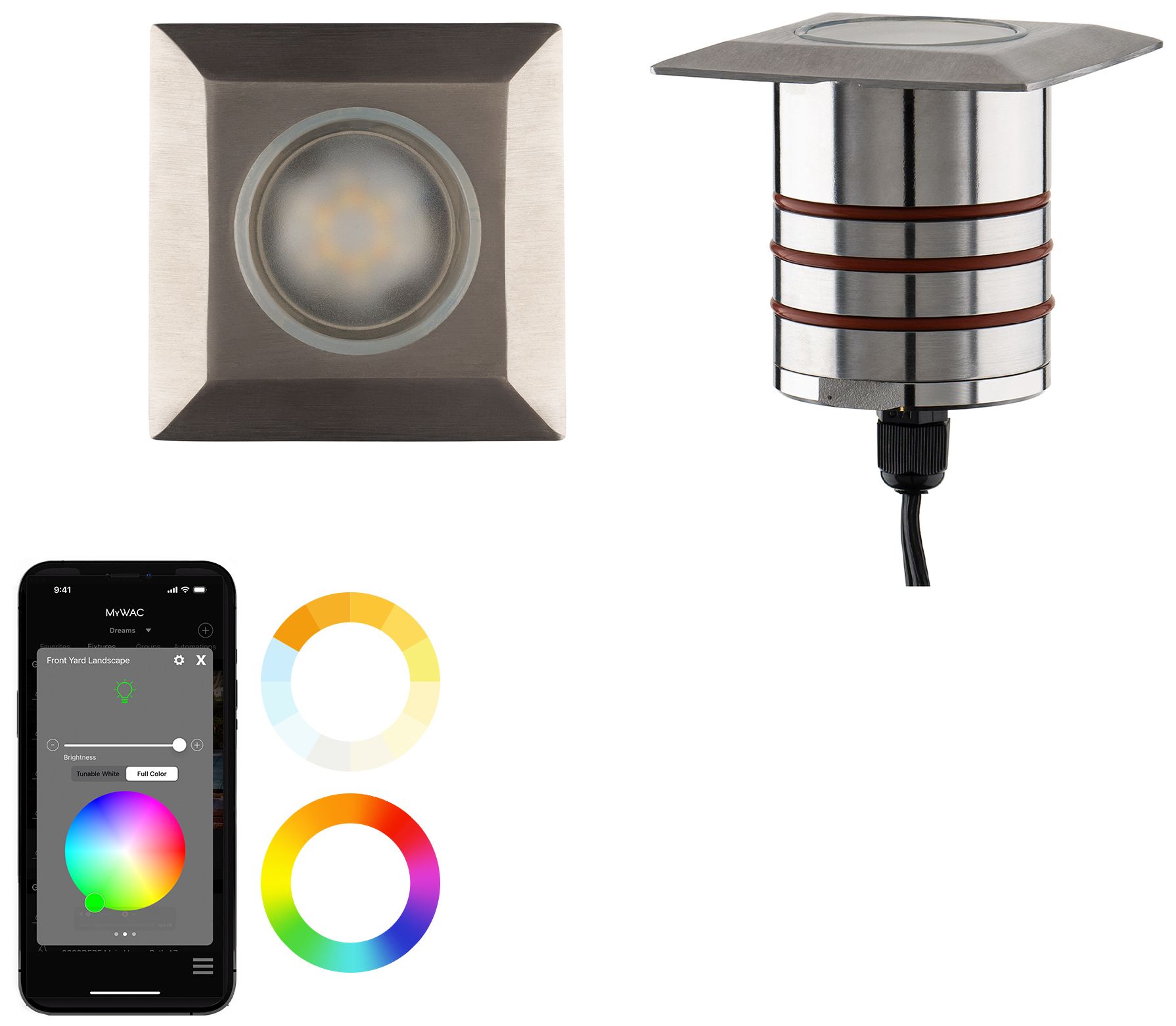 Image 2 Surface Mount 0.63"x2.88" Path Light 1-Light Stainless Steel more views