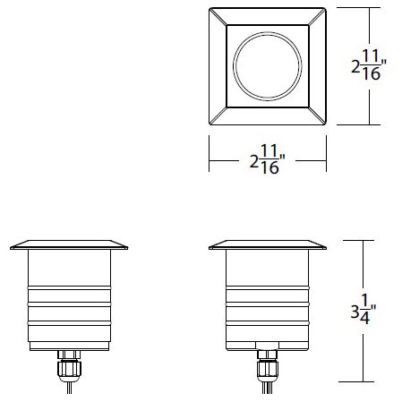 Image 4 Surface Mount 0.63"x2.88" Path Light 1-Light Stainless Steel more views