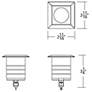 4_Surface Mount 0.63"x2.88" Path Light 1-Light Stainless Steel more views