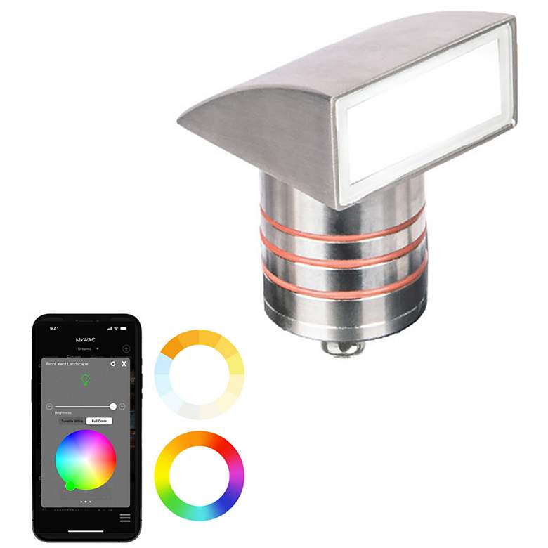 Image 3 Surface Mount 0.63"x2.88" Path Light 1-Light Stainless Steel more views