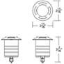 2_Surface Mount 0.63"x2.88" Path Light 1-Light Stainless Steel more views