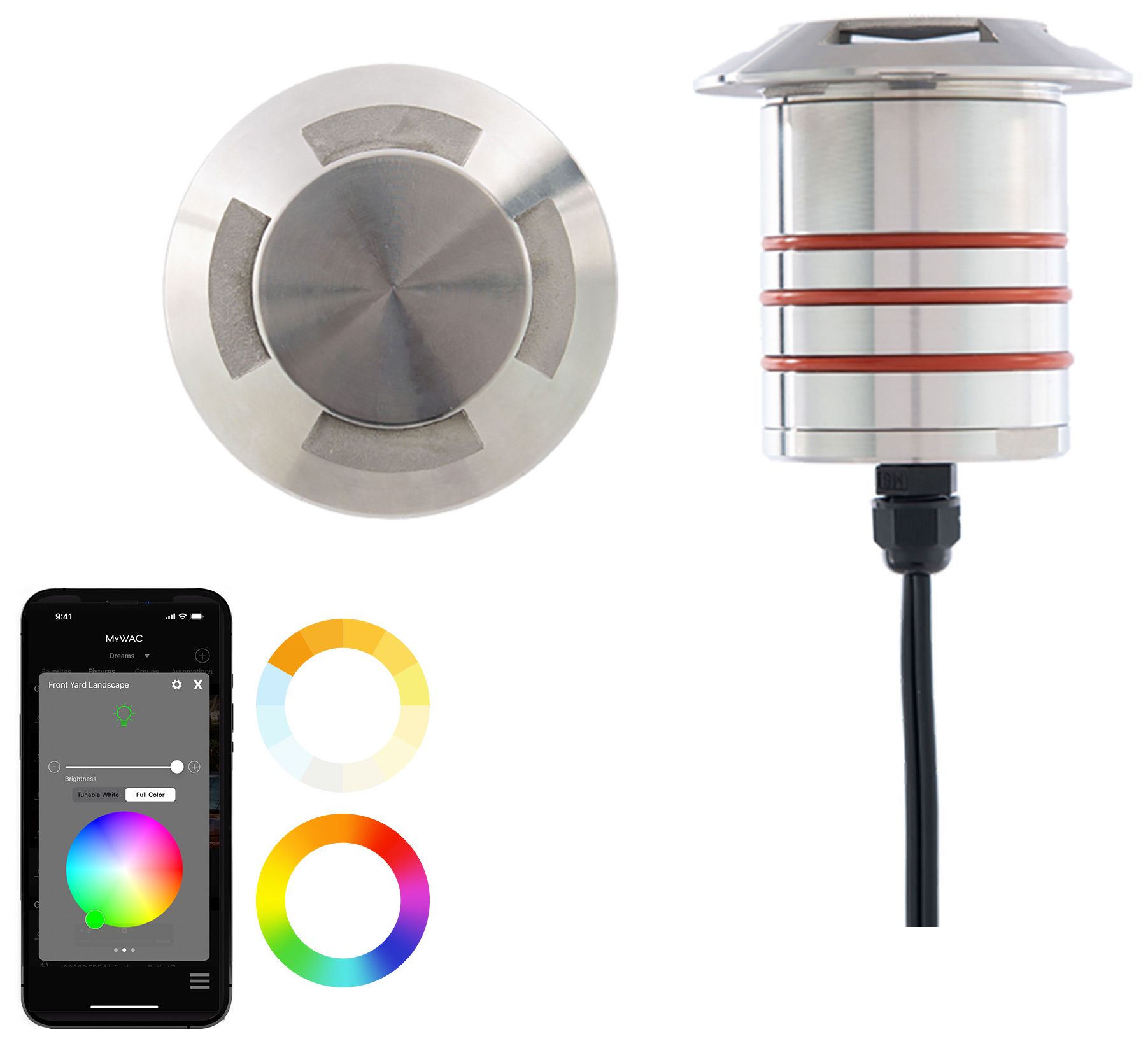 Image 3 Surface Mount 0.63"x2.88" Path Light 1-Light Stainless Steel more views