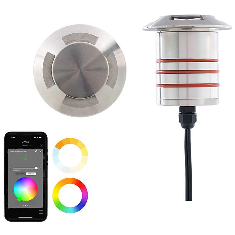 Image 3 Surface Mount 0.63"x2.88" Path Light 1-Light Stainless Steel more views