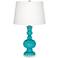 Surfer Blue Apothecary Table Lamp with Dimmer