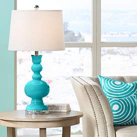 Image1 of Surfer Blue Apothecary Table Lamp