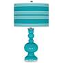 Surfer Blue Bold Stripe Apothecary Table Lamp