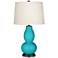 Surfer Blue Double Gourd Table Lamp