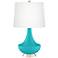 Surfer Blue Gillan Glass Table Lamp