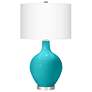 Surfer Blue Ovo Table Lamp With Dimmer