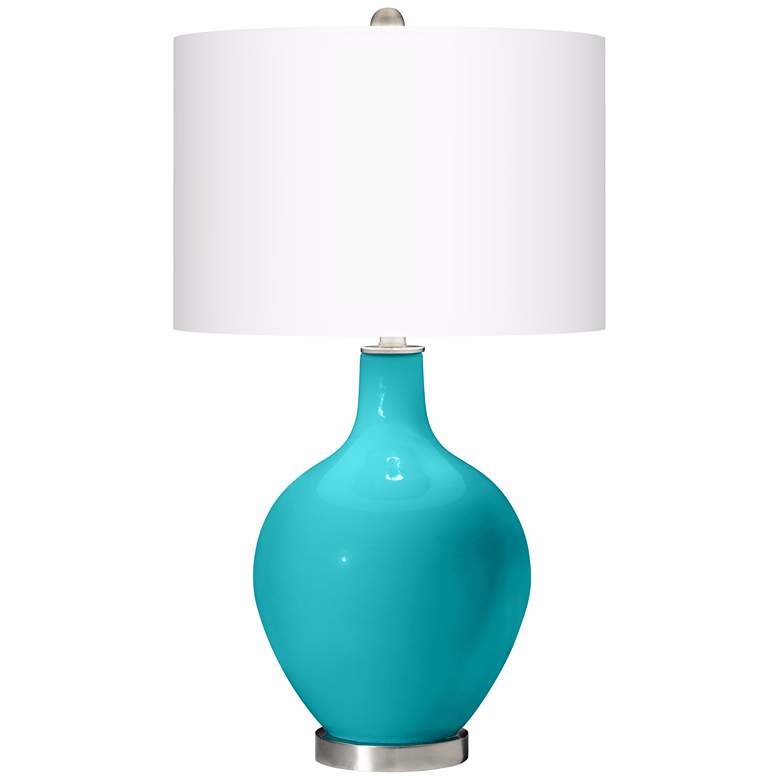 Image 2 Surfer Blue Ovo Table Lamp