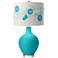 Surfer Blue Rose Bouquet Ovo Table Lamp
