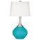 Surfer Blue Spencer Table Lamp with Dimmer