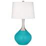 Surfer Blue Spencer Table Lamp with Dimmer