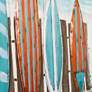 Surfer&#39;s Paradise 48" Wide Mix-Media Rectangular Wall Art