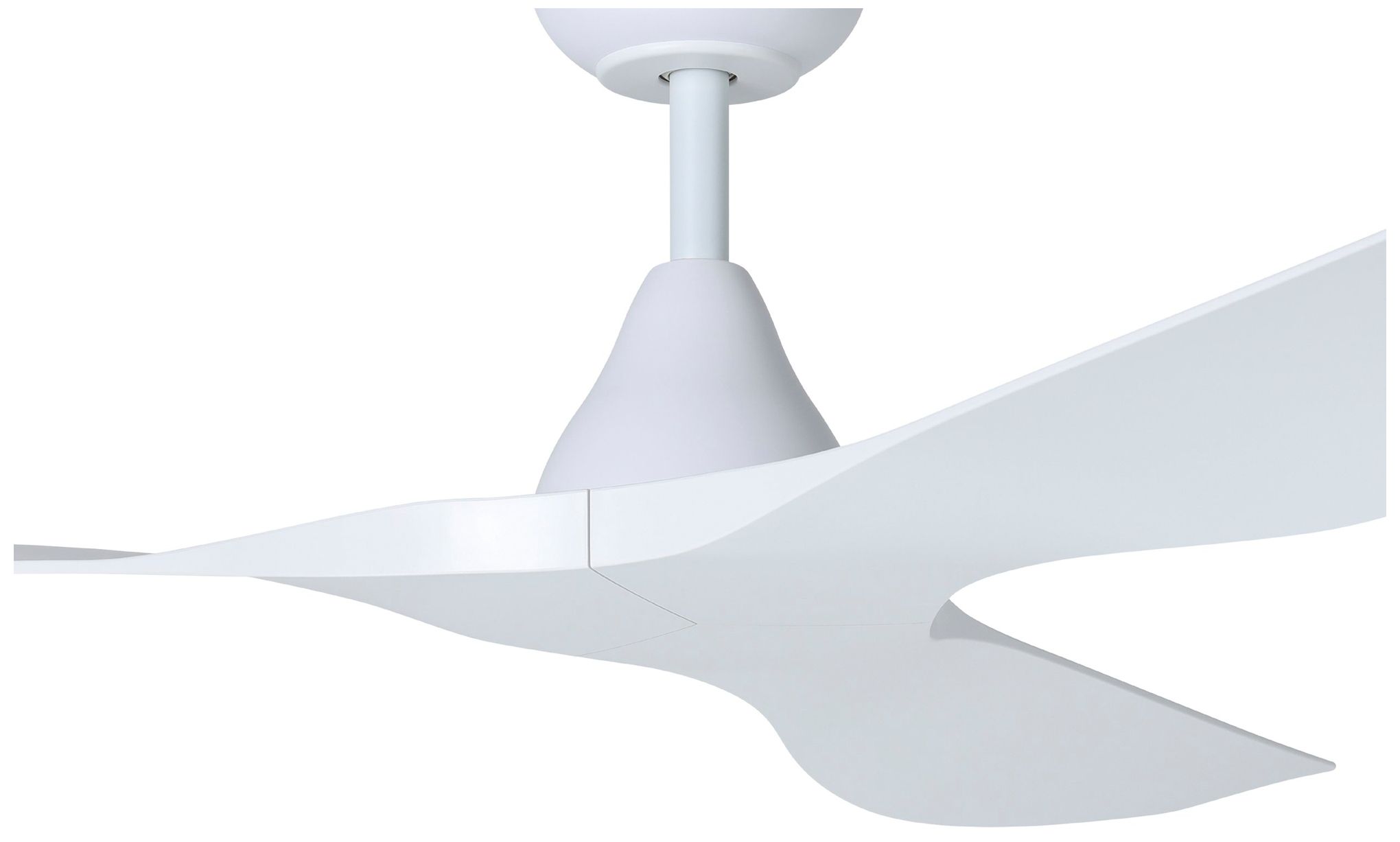 Thumbnail2 of Surfline 52" 3-Blade Fan with 5 Speed Remote White Blades/White Accent more views