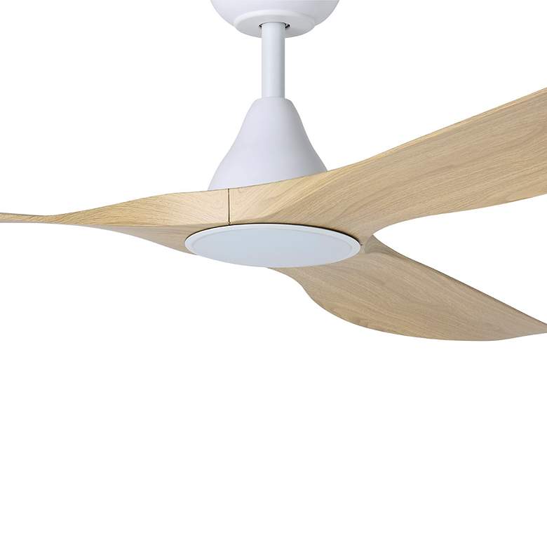 Image 2 Surfline 60" 3-Blade Fan w/ Dimmable LED Light Kit & Remote Oak Bl more views