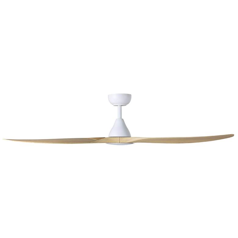 Image 4 Surfline 60" 3-Blade Fan w/ Dimmable LED Light Kit & Remote Oak Bl more views