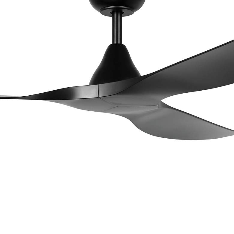 Image 2 Surfline 60" 3-Blade Fan with 5 Speed Remote Black Blades/Black Accent more views