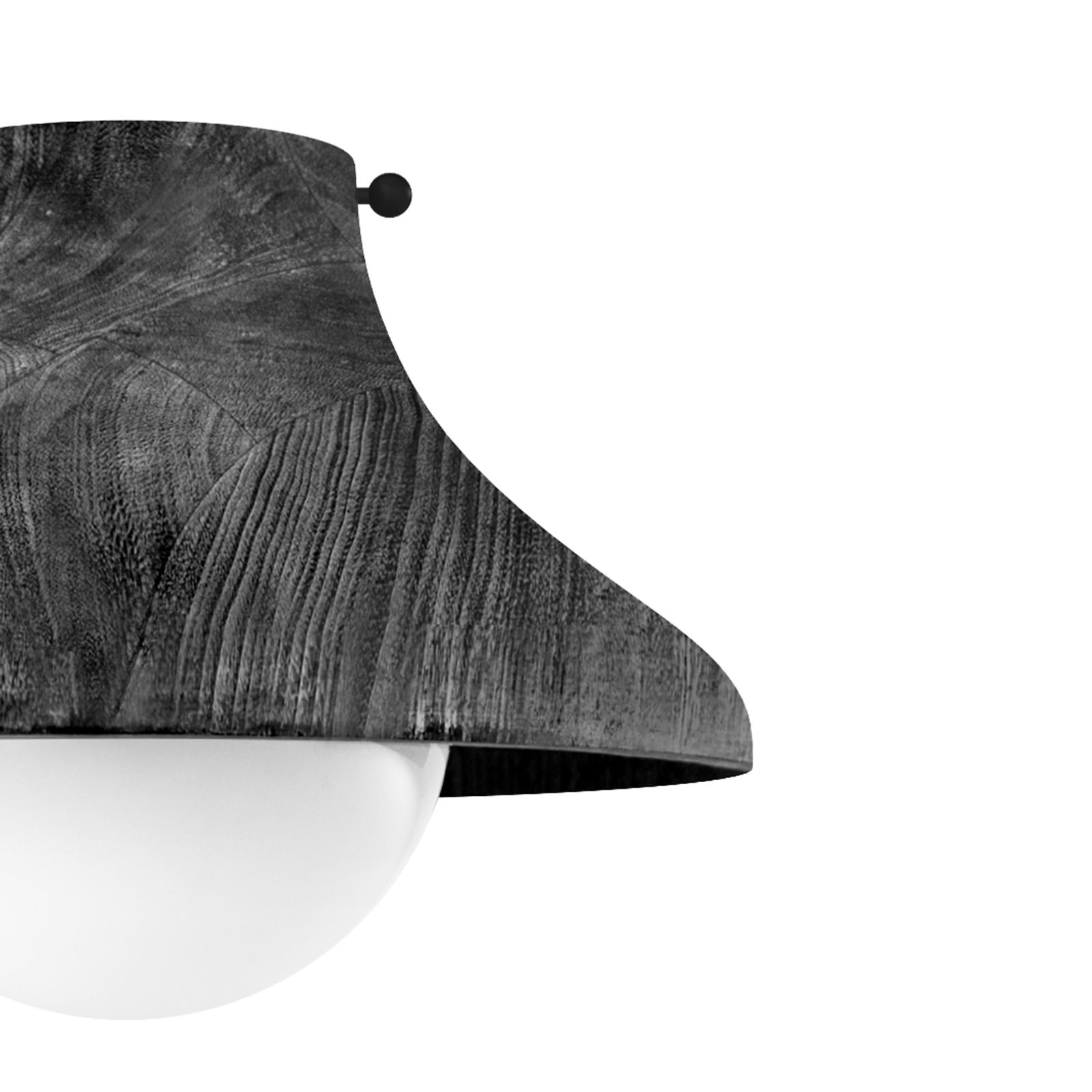 Image 2 Surfside Wood Flush Mount (Ebony) 9.25 Height more views