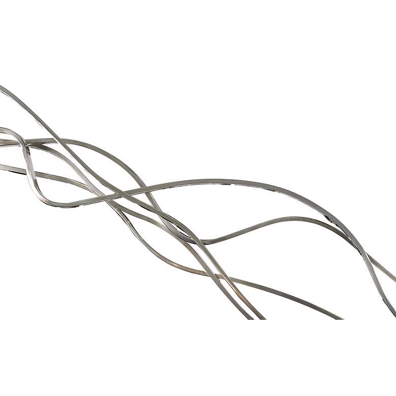 Image 4 Surge 48" Wide Nickel Linear Pendant Light more views