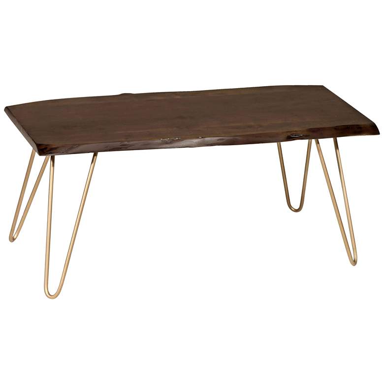 Image 2 Suri 40 inch Wide Elm Wood Rectangular Coffee Table