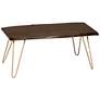 Suri 40" Wide Elm Wood Rectangular Coffee Table