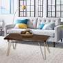 Thumbnail1 of Suri 40" Wide Elm Wood Rectangular Coffee Table