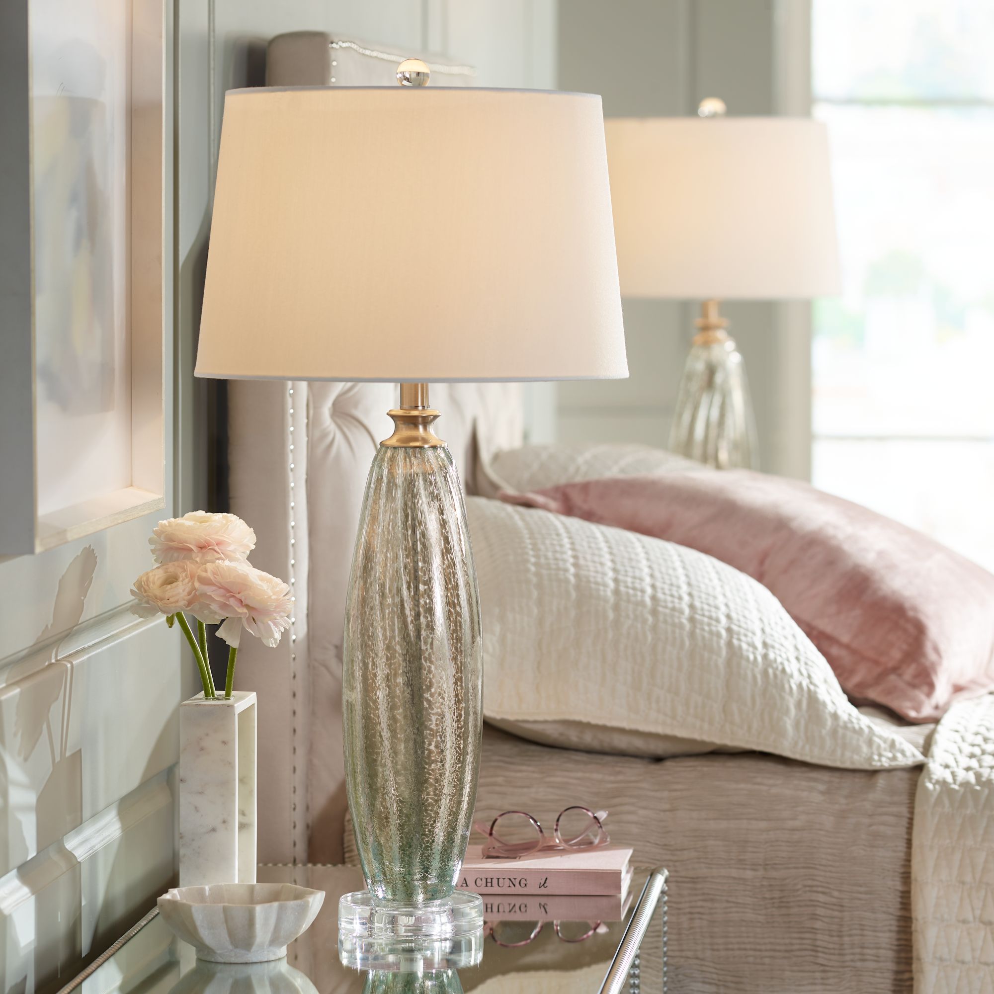 champagne bedside lamps