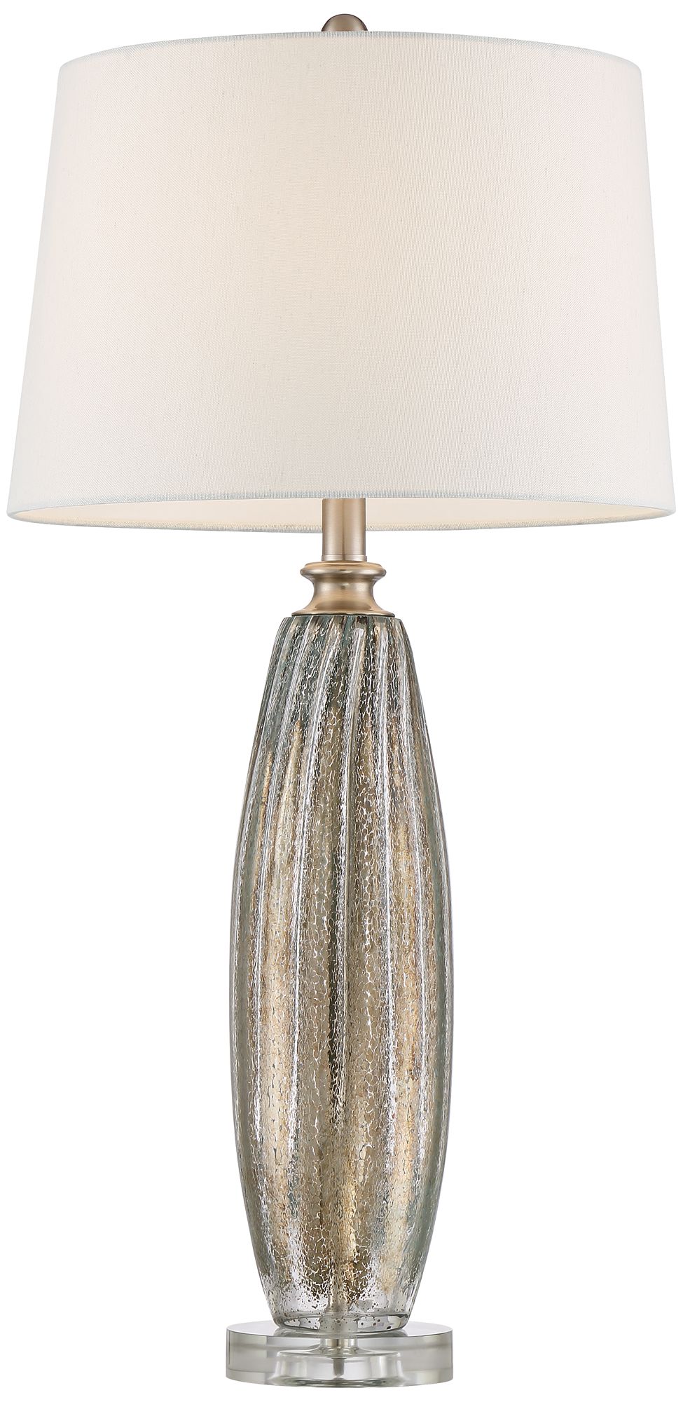 Suri Champagne Glass Table Lamp Set of 2 37J66 Lamps Plus