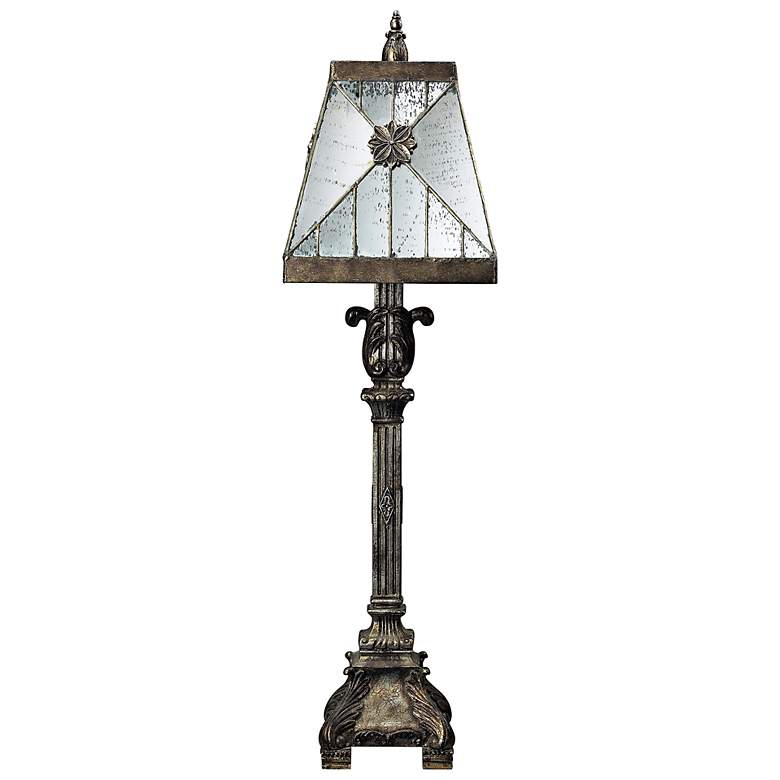 Image 1 Surrency Neward Mirrored Shade Bronze Table Lamp