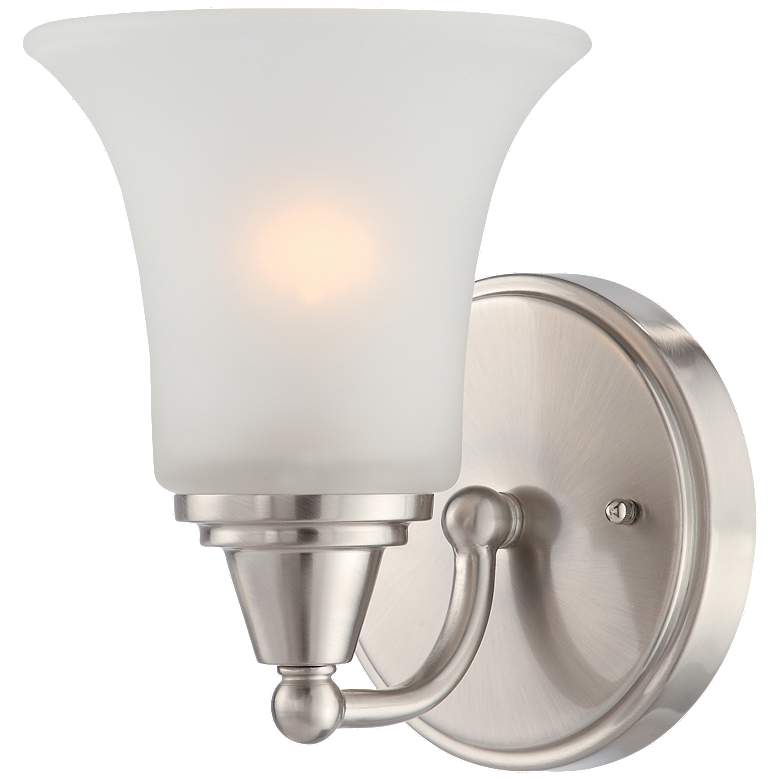 Image 1 Surrey; 1 Light; Vanity Fixture with Frosted Glass
