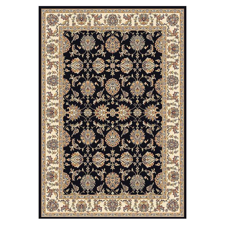 Image 1 Surrey Medallion Crest Dark 5'3"x7'7"Area Rug