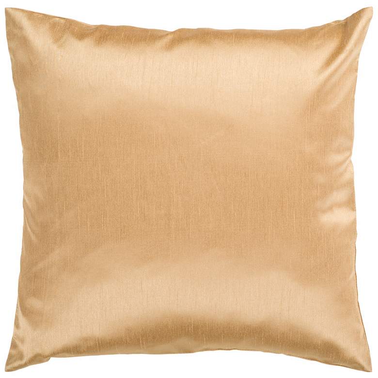 Image 1 Surya 18" Square Cumin Yellow Throw Pillow