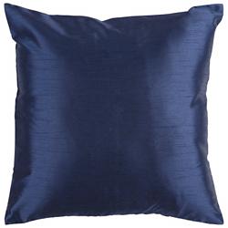 Surya 18&quot; Square Navy Throw Pillow