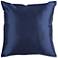 Surya 18" Square Navy Throw Pillow
