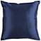 Surya 18" Square Navy Throw Pillow