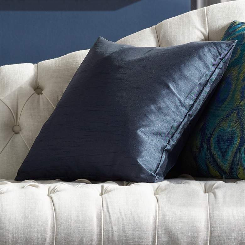 Image 1 Surya 18" Square Navy Throw Pillow
