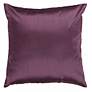 Surya 18" Square Plum Purple Throw Pillow