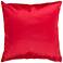 Surya 18" Square Venetian Red Throw Pillow