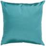 Surya 18" Square Turquoise Throw Pillow