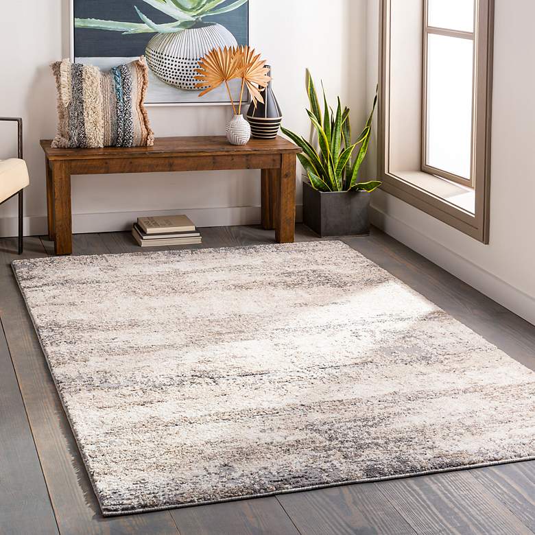 Image 1 Surya Andorra ARD-2300 5'3"x7'3" Gray Khaki Indoor Area R