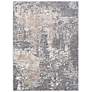 2_Surya Andorra ARD-2302 7'10"x10' Charcoal and Khaki Area Rug