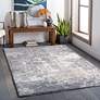 1_Surya Andorra ARD-2302 7'10"x10' Charcoal and Khaki Area Rug