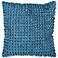 Surya Andrew Blue 18" Square Throw Pillow