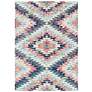 Thumbnail2 of Surya Anika 3'11"x5'7" Dark Blue and Bright Pink Area Rug