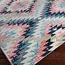Thumbnail3 of Surya Anika 3'11"x5'7" Dark Blue and Bright Pink Area Rug more views