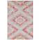 Surya Anika Bright Pink and Beige Area Rug