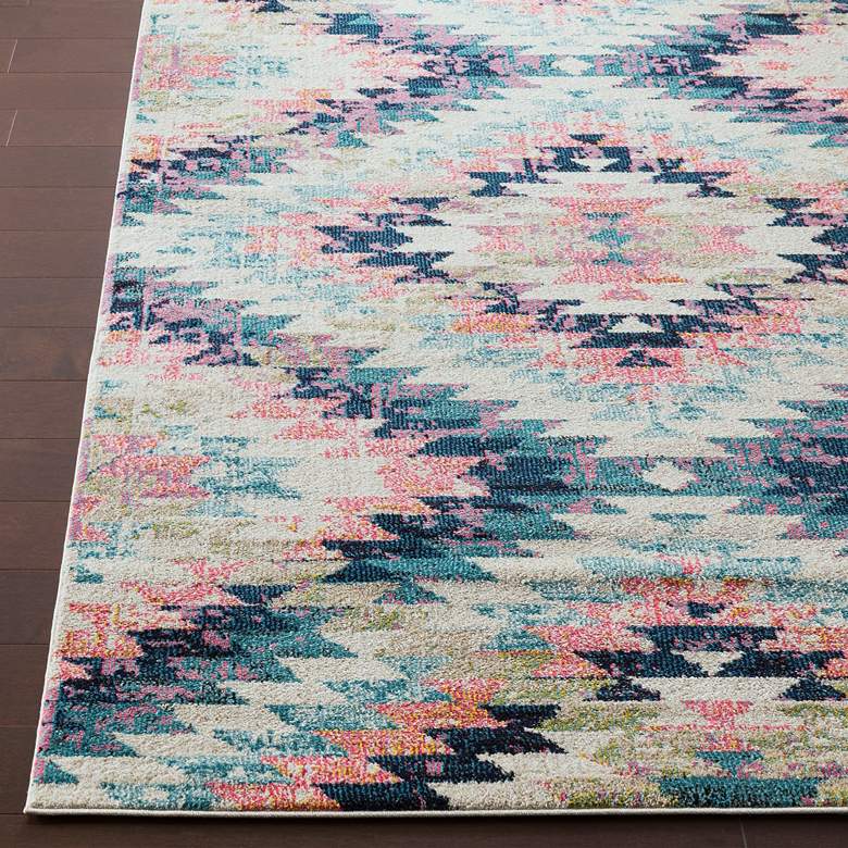 Image 4 Surya Anika 5'3"x7'3" Dark Blue and Bright Pink Area Rug more views