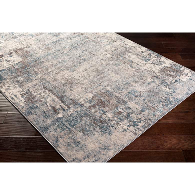 Image 3 Surya Ankara AKR-2307 5'3"x7'3" Teal and Cream Area Rug more views