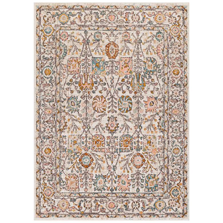 Image 1 Surya Ankara AKR-2332 5&#39;2 inchx7&#39; Pink Camel Oriental Area Rug